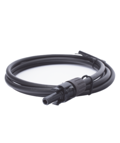 Cable Fotovoltaico 1.5 m, Negro, Calibre 10 AWG con Terminal MC4-H en un Extremo - Imagen 2
