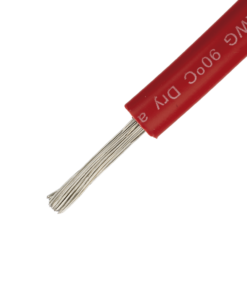 Cable Fotovoltaico Rojo / Cobre Estañado / 6 mm² (10 AWG) / 2000V / Rollo 50m / UL 4703 y TUV - Imagen 4