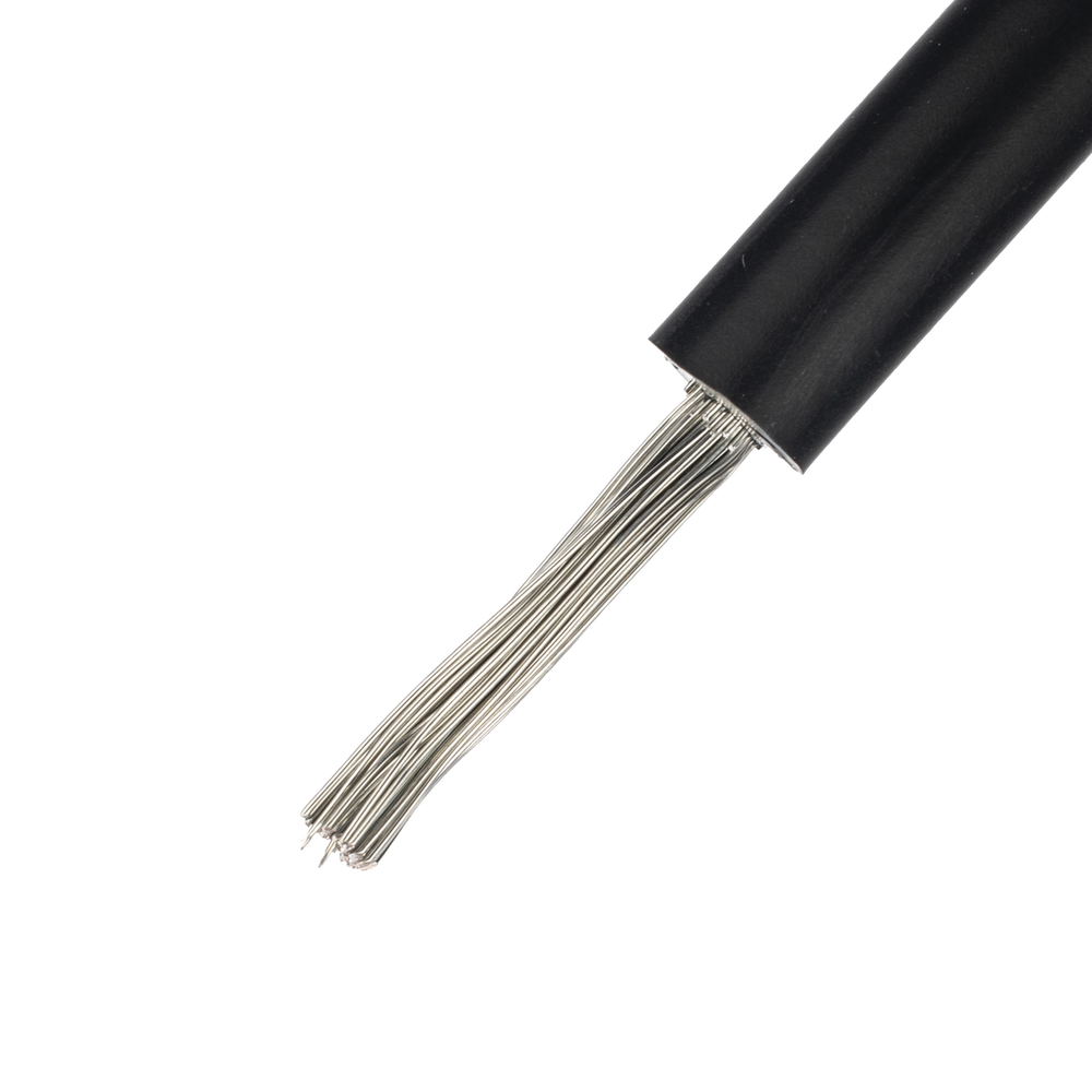 Cable Fotovoltaico Negro / Cobre Estañado / 4 mm² (12 AWG) / 2000V / Rollo de 100 m / / UL 4703 y TUV - Imagen 5