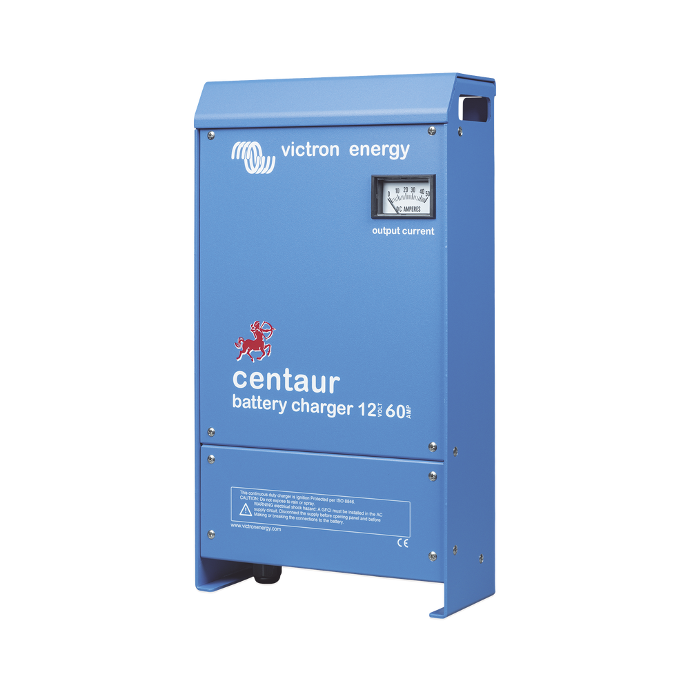 Centaur 24/60 / Cargador de Baterías 24V, 60A / Para Ambientes Marinos y Terrestres. / Bancos de 140 a 600 Ah
