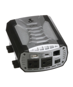 Inversor de Potencia / 500W Continuos / 1000W Pico / 2 Salidas AC GFCI / USB-A y USB-C Carga Rápida / Protección Pentagon / 12V DC a 115V AC