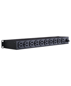 PDU Básico Para Distribución de Energía, Con 10 Tomas NEMA 5-15R Traseras, 1UR, 15 Amp, 120 Vca - Imagen 3