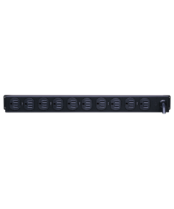 PDU Básico Para Distribución de Energía, Con 10 Tomas NEMA 5-15R Traseras, 1UR, 15 Amp, 120 Vca