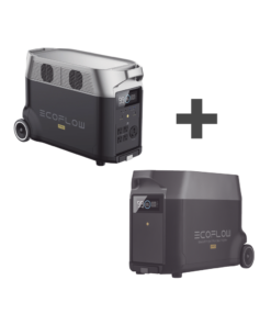 Kit de Estación de Energía Portátil 3600Wh + Batería Externa 3600Wh (7200Wh)