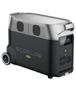 Estación de Energía Portátil DELTA PRO 3600Wh Litio LFP / 5 AC 3600W (7200W Pico) / 2 USB-C 200W / Capacidad para Aumentar Respaldo / Cargador de Coche 10A a 12.6V / Conectividad WiFi y Bluetooth (App) / Carga Solar 1600W Max.