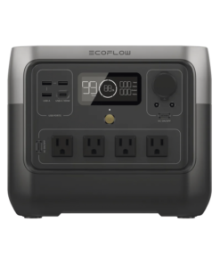 EcoFlow River 2 Pro | Estación de Energía Portátil 768Wh Litio LFP / 4 AC 800W (Max. 1600W) / 1 USB-C 100W / 3 USB -A 12W / Cargador de Coche 10A, 126W Max. / Conectividad WiFi y Bluetooth (App) / Carga Solar 220W Max.