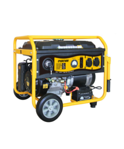 Generador a Gasolina / Planta de Emergencia de 6.5KW, 220Vac 2 Fases, Jaula con Ruedas para Fácil Traslado y Encendido Electrónico