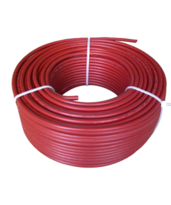Bobina de 100 metros / Cable fotovoltaico / Rojo / Recubrimiento XLPE / 4mm² / 12 AWG / Hasta 1,800 Vcc