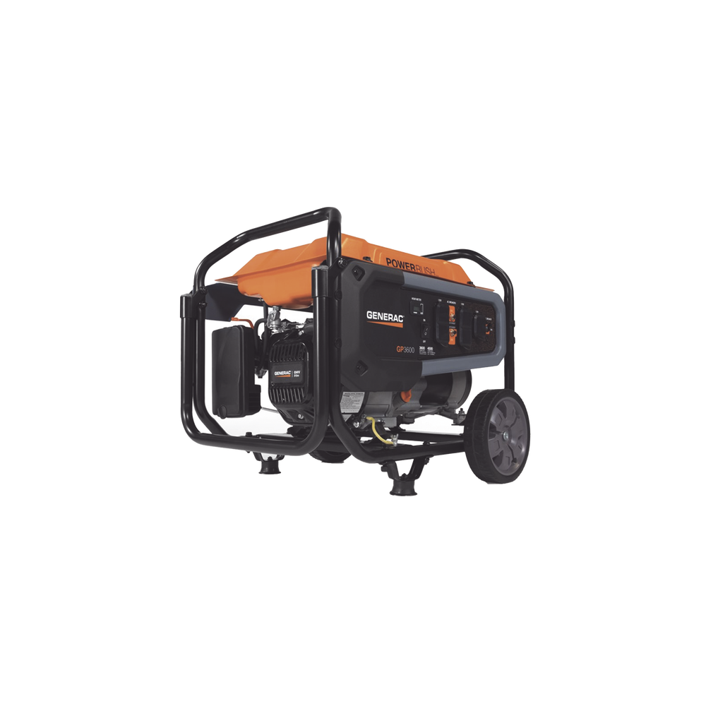 Generador Portátil a Gasolina, 3.6 kW, 120Vca, Arranque Manual