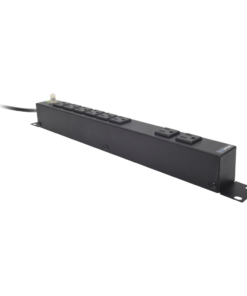 Multicontacto Horizontal (PDU) de 8 Contactos (NEMA 5-15R) Rack 19" 1UR. Voltaje Entrada/Salida: 120Vca/15A - Imagen 2