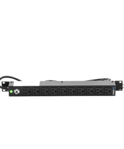 Multicontacto Horizontal (PDU) de 10 Contactos (NEMA 5-15R) Rack 19" 1UR. Voltaje Entrada/Salida: 120Vca/15A - Imagen 5