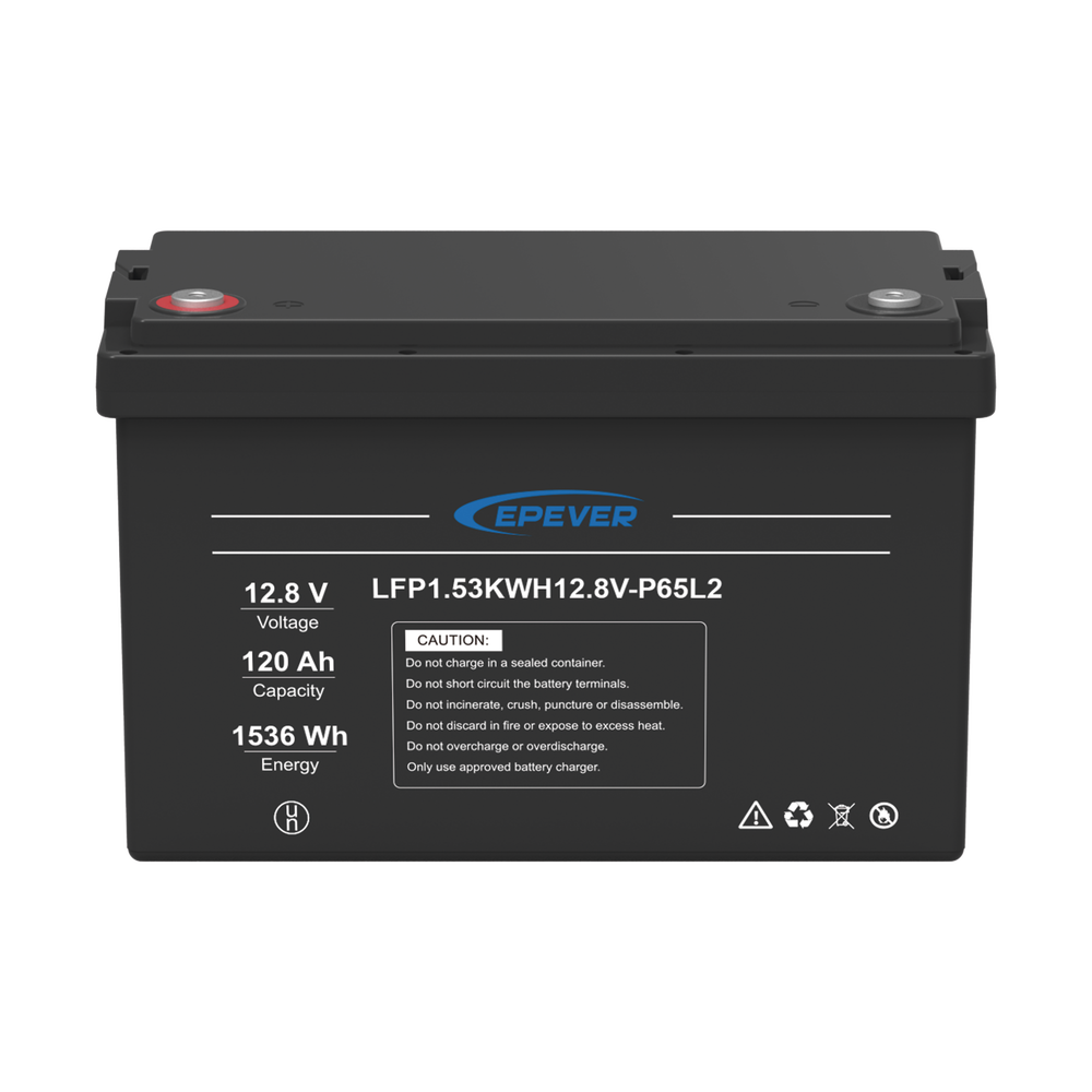 Batería de Litio LiFePO4 Ciclo Profundo 12.8Vcc, 120 Ah, 1.53Kwh, para Exterior, Libre de Mantenimiento - Imagen 2