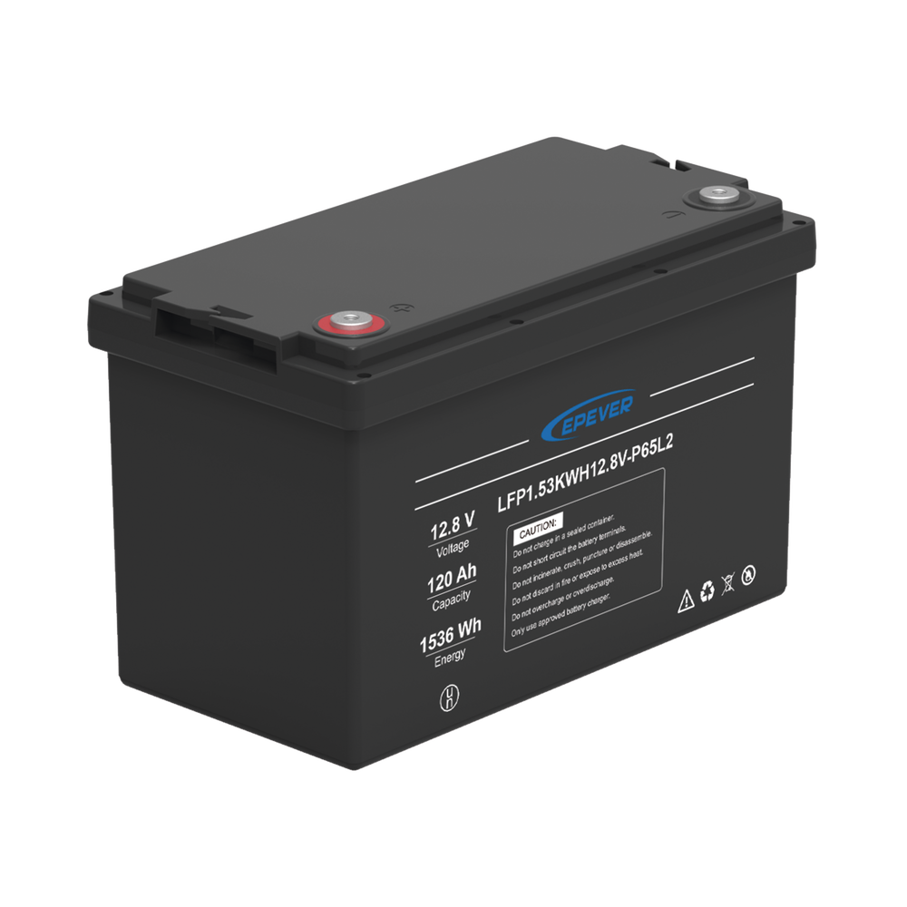 Batería de Litio LiFePO4 Ciclo Profundo 12.8Vcc, 120 Ah, 1.53Kwh, para Exterior, Libre de Mantenimiento - Imagen 3