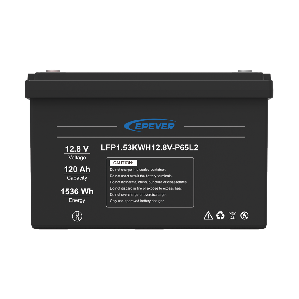 Batería de Litio LiFePO4 Ciclo Profundo 12.8Vcc, 120 Ah, 1.53Kwh, para Exterior, Libre de Mantenimiento - Imagen 5