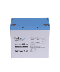 Batería de respaldo 12 V | 55 Ah | AGM | Especial para Seguridad Electrónica | UPS | Sistemas de Emergencia | Vida útil 5 años | Terminales T2 - Imagen 2
