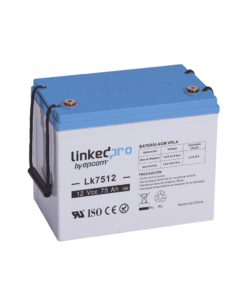 Batería de respaldo 12 V | 75 Ah | AGM | Especial para equipo electrónico | UPS | Sistemas de Emergencia | Aplicaciones Fotovoltaicas | Terminales T3