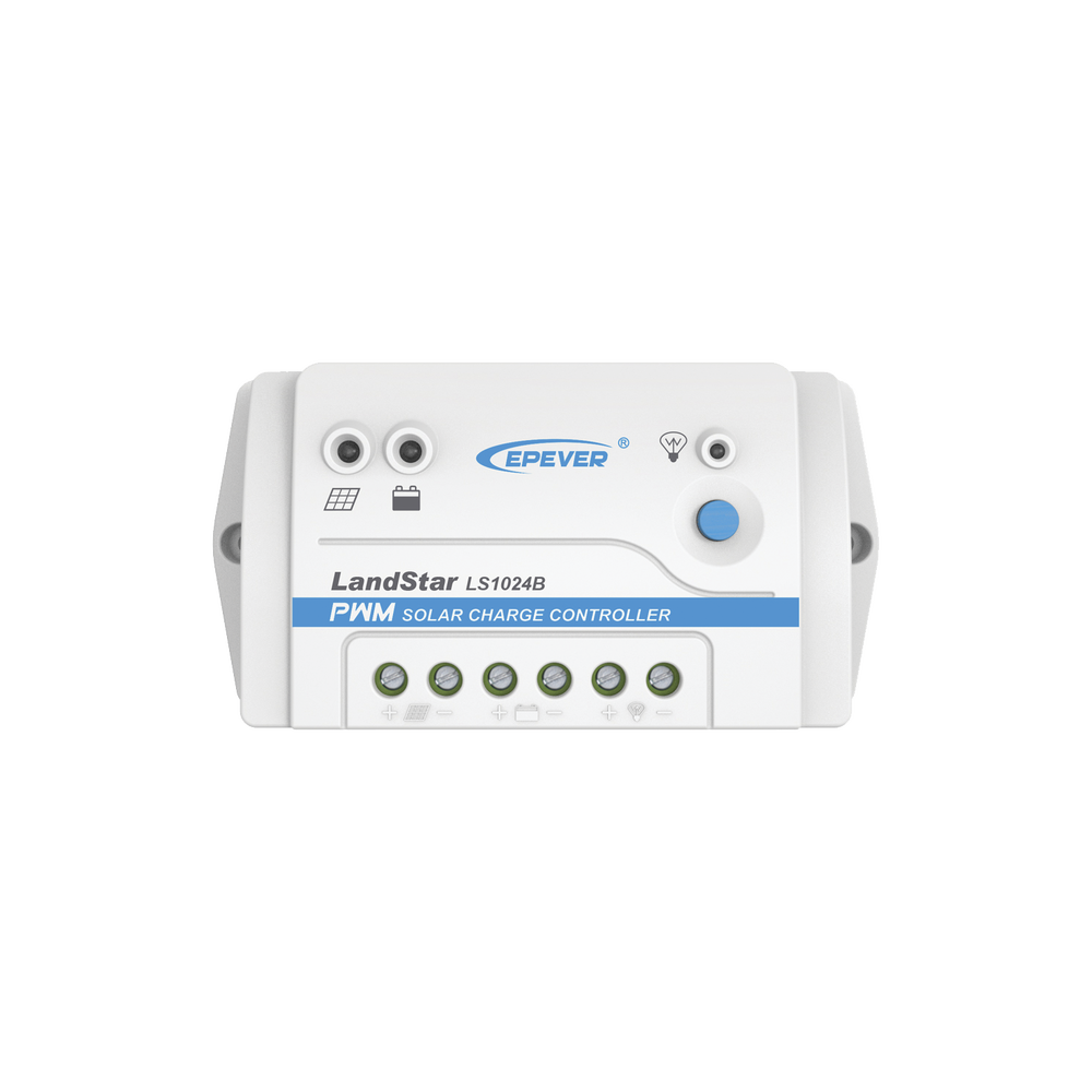 Controlador Solar PWM / 10A / 12/24V / RS-485 / Baterías Gel-AGM-Selladas / Parámetros Configurables