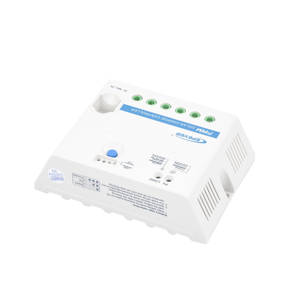 Controlador Solar PWM 12/24 V 30 A, Salida USB - Imagen 4