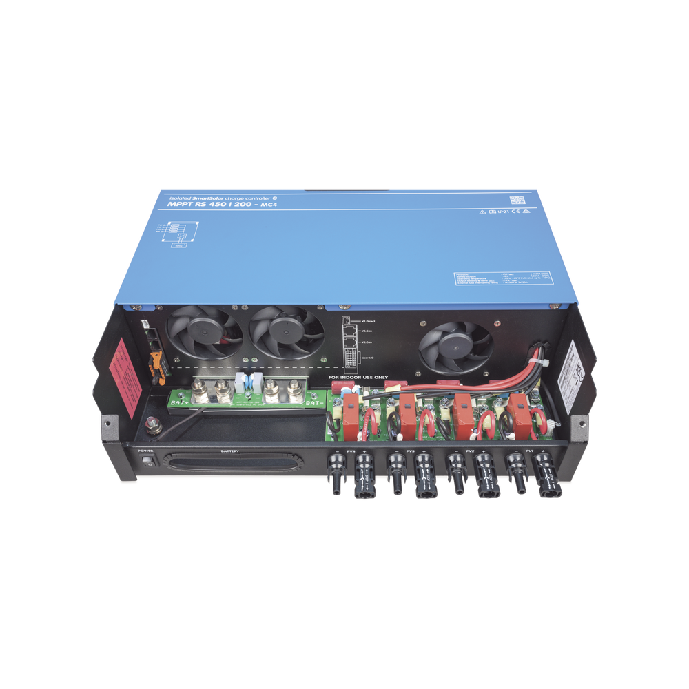SmartSolar MPPT RS 450/100-MC4. Controlador Solar MPPT 100A, Voltaje: 48 Vcc. Para uso con Inv. Cargadores Victron - Imagen 6