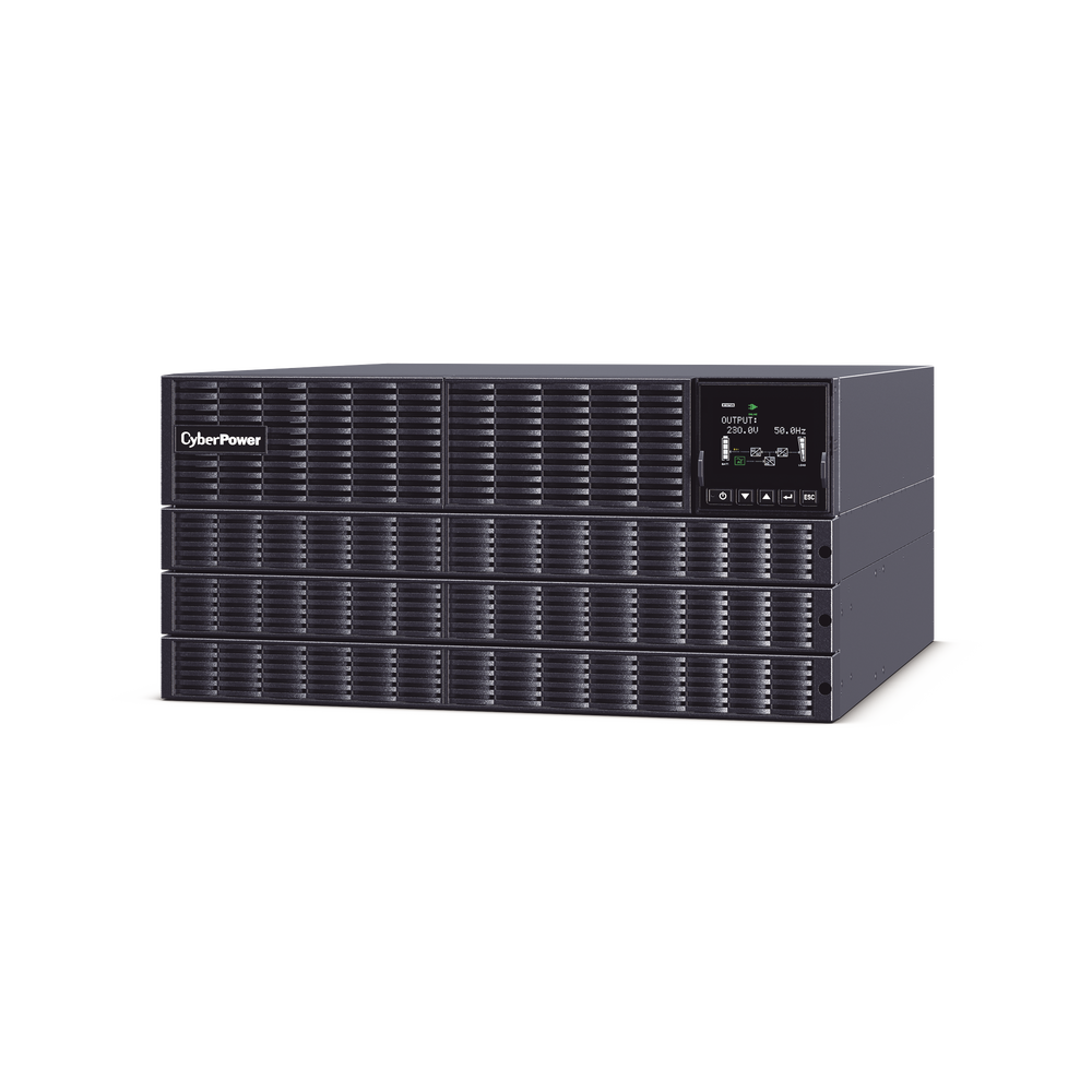 UPS de 6000 VA/5400 W, Online Doble Conversión, 200 - 240 Vac de Entrada Hardwire, Onda Senoidal Pura, Torre o Rack de 6 UR, Con 2 Tomas NEMA L6-20R y 2 NEMA L6-30R