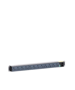 PDU Básico para Distribución de Energía, Enchufe de Entrada NEMA 5-20P, Con 12 Contactos NEMA 5-20R, Instalación Horizontal de 19in, 1UR, 20 Amp, 120 Vca - Imagen 3