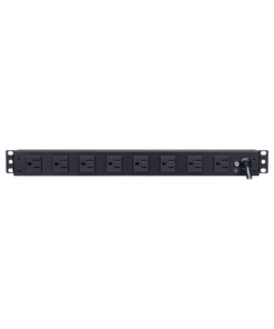 PDU Básico Para Distribución de Energía, Con 8 Tomas NEMA 5-15R Traseras, 1UR, 15 Amp, 120 Vca