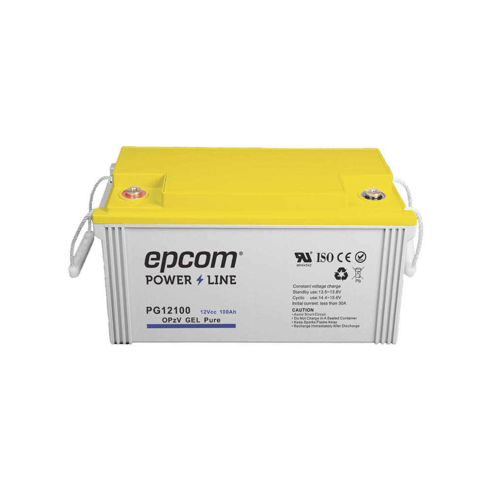 Batería de GEL PURO OPzV / 12 V @ 100 Ah / Ciclo profundo / Uso en Aplicaciones Fotovoltaicas y de Respaldo - Imagen 2