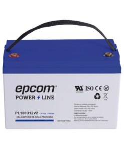 Batería de respaldo 12 V 100 Ah AGM | Certificada UL94-HB Retardo a la flama básica | Ciclo profundo | Para uso en aplicaciones fotovoltaicas y de emergencia | Terminales T4