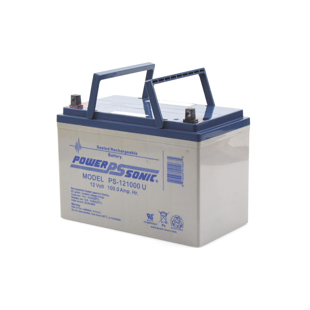 Batería 12V, 100AH, Para Respaldo, Tecnologías AGM/VRLA, 10-12 Años Vida Útil, Terminales U, Reconocida UL - Imagen 2