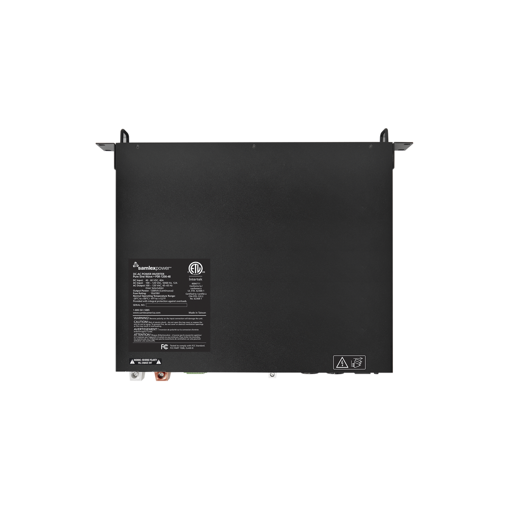 Inversor de corriente Onda Pura Montaje en rack 1200W, 48 Vcc- 120 VCA, 50/60 Hz - Imagen 3