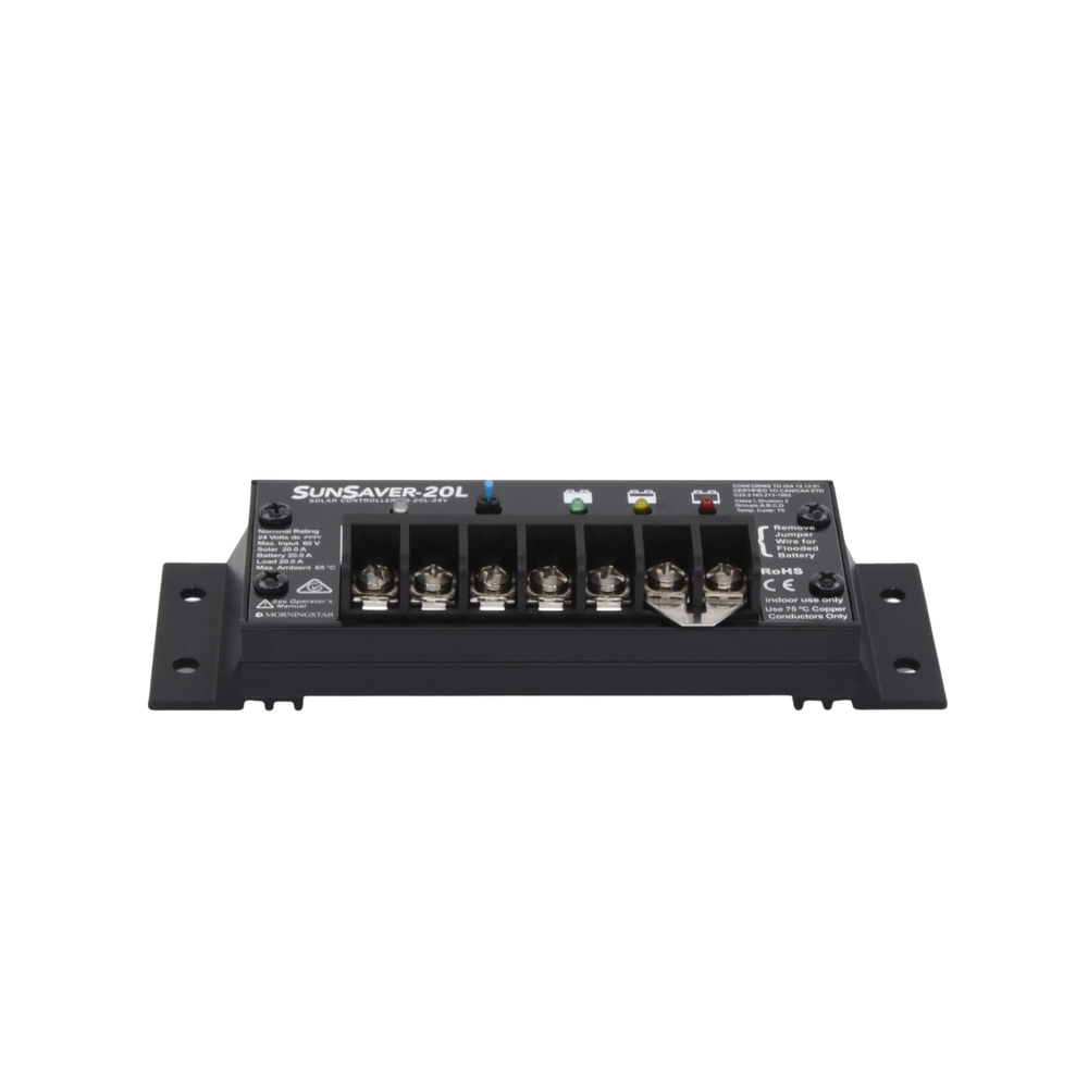 Controlador de Carga Solar SunSaver PWM 20 A / 24 VCC / Encapsulado Epóxico / Clase 1 Div 2 / Compensación de Temperatura - Imagen 3