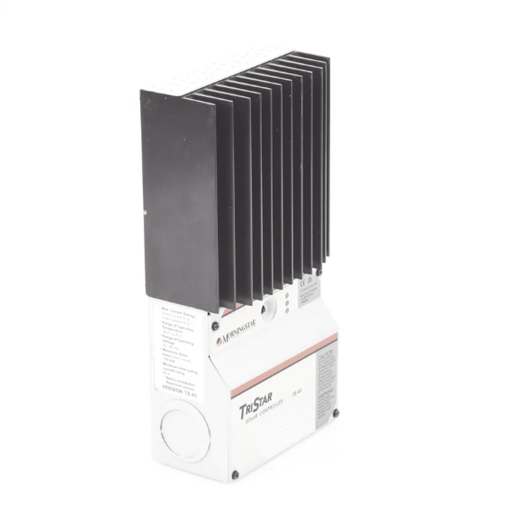 Controlador de Carga Solar TriStar PWM 45 A / 12V 24V 48V / Puerto RS-232 / Hasta 4 kW / Disipador de Calor / 7 Preajustes - Imagen 4