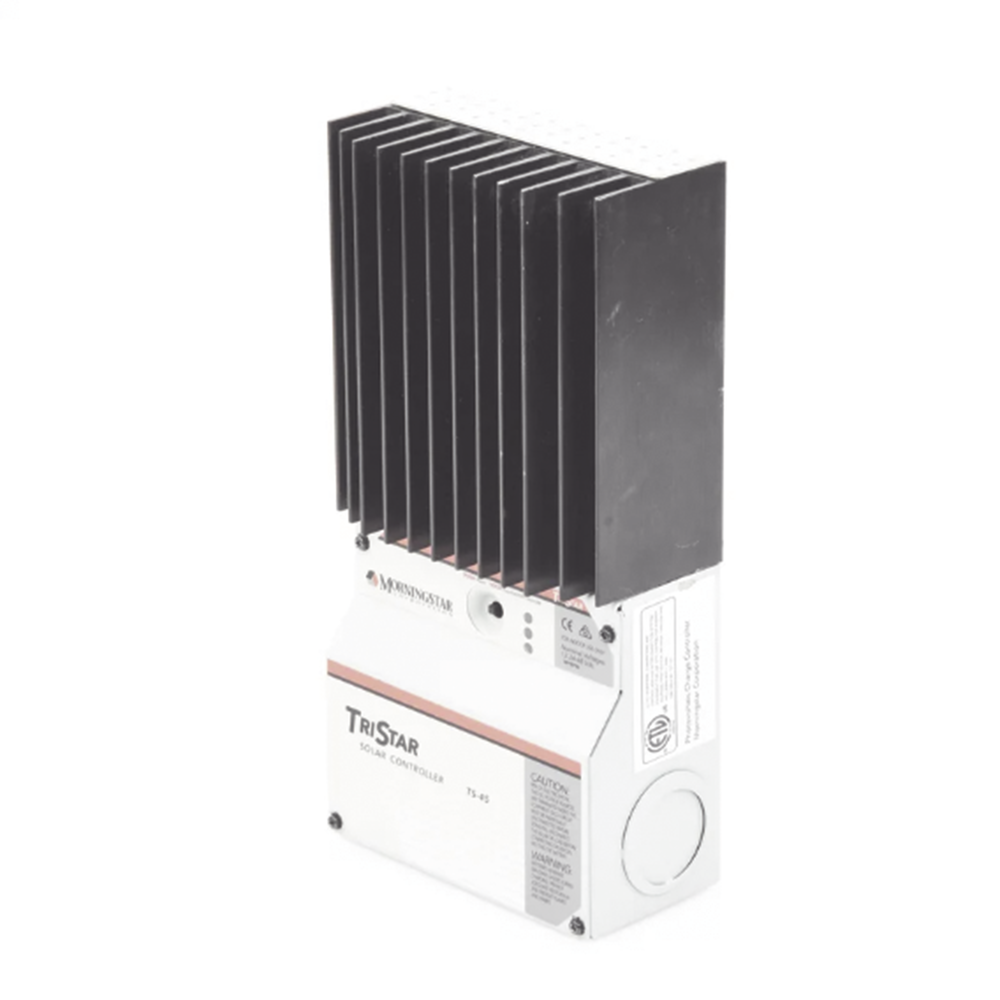 Controlador de Carga Solar TriStar PWM 45 A / 12V 24V 48V / Puerto RS-232 / Hasta 4 kW / Disipador de Calor / 7 Preajustes - Imagen 3