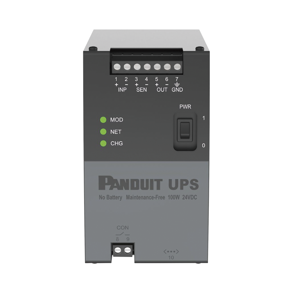 UPS Industrial de 100 Watts, 24 Vcd de Entrada, Instalación en Riel DIN Estándar de 35mm, Temperatura de operación de -40 a 60 ºC - Imagen 2