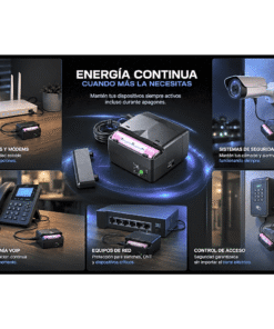 UPS de CD 25 W / Entrada 120 Vca / Salida 12 Vcd / Clavija NEMA 5-15P de entrada / Batería de Litio - Imagen 5