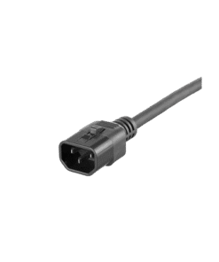 Cable de Alimentación Eléctrica Con Bloqueo Doble de Seguridad, de IEC C14 a IEC C13, 4 ft. de Largo, Color Negro, Paquete de 10 Piezas - Imagen 2