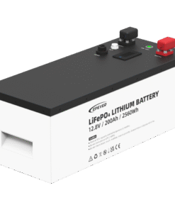Batería de litio LiFeO4 12.8Vcc, 200Ah, 2.56Kwh, Pantalla LCD para Monitoreo Local, Carcasa Metálica - Imagen 3
