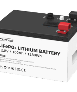 Batería de Litio LiFePO4 12.8Vcc, 100Ah, 1.28KwH, Pantalla LCD para Monitoreo Local, Carcasa Metálica - Imagen 3