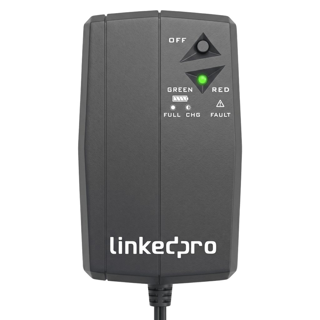UPS de CD 25 W / Entrada 120 Vca / Salida 12 Vcd / Clavija NEMA 5-15P de entrada / Batería de Litio