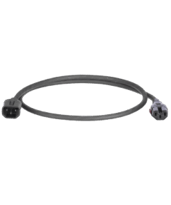 Cable de Alimentación Eléctrica Con Bloqueo Doble de Seguridad, de IEC C14 a IEC C13, 4 ft. de Largo, Color Negro, Paquete de 10 Piezas