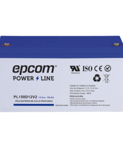 Batería de respaldo 12 V 150 Ah AGM | Certificada UL94-HB Retardo a la flama básica | Ciclo profundo | Para uso en aplicaciones fotovoltaicas y de emergencia | Terminales T5