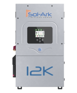 Inversor Hibrido SOL-ARK, 12 Kw, 220 Vcc, Fase Dividida, IP65, Entrada de Baterías a 48 Vcc
