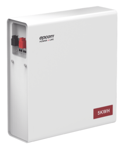 Batería de Litio Hierro Fosfato (LiFePO4) de 5 Kwh, 51.2 Vcc, 100 Ah, Outdoor, Instalación a pared