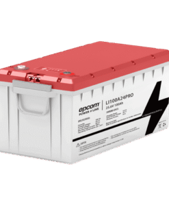 Batería LiFePO4, 2.56 kWh, 25.6V, 100AH / Con BMS Integrado / Vida Útil de más de 3500 Ciclos / Conector RS485 y CAN