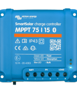 SmartSolar MPPT 75/15 / Controlador de Carga Solar MPPT 15A / 12/24 Vcc en baterías / IP43