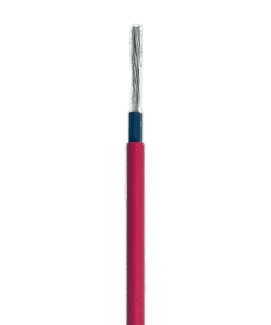 Cable Fotovoltaico Rojo / Cobre Estañado / 6 mm² (10 AWG) / 2000V / Rollo 25m / UL 4703 y TUV