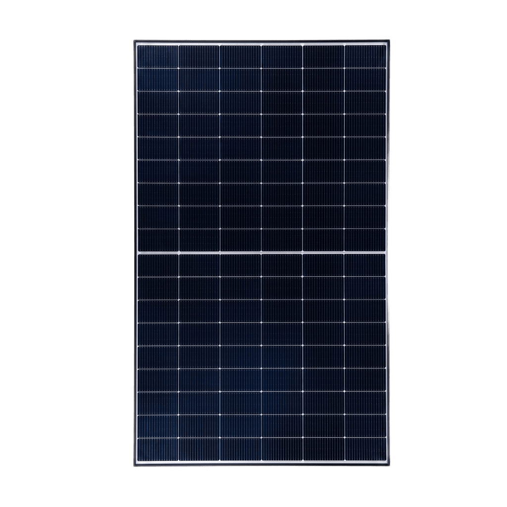 Módulo Solar Bifacial Doble Vidrio / 630W / 49.95 Vcc / Marco de Fibra de Vidrio / Monocristalino N-Type TOPCon / 132 Celdas 182x210 mm / Eficiencia 23.3%