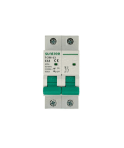 Protección Térmica/ Interruptor 2P, 50 A, Corriente Alterna 400Vca para Aplicación Fotovoltaica Montaje Riel DIN