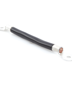 Cable para Baterías, 0.2m, Negro, Calibre 2 AWG con Terminales de Ojo en Ambos Extremos - Imagen 2