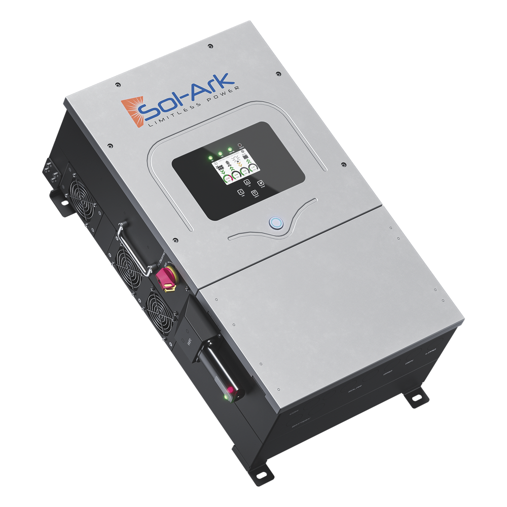 Inversor Hibrido SOL-ARK, 12 Kw, 220 Vcc, Fase Dividida, IP65, Entrada de Baterías a 48 Vcc - Imagen 3